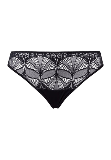 Holly Lace Brazillian Panty | Black 70823-019